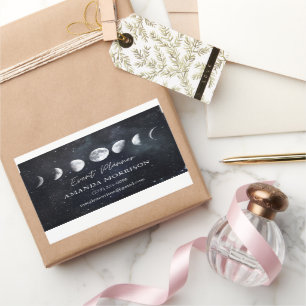 Moon Phases Celestial Event Planner Rechteckiger Aufkleber