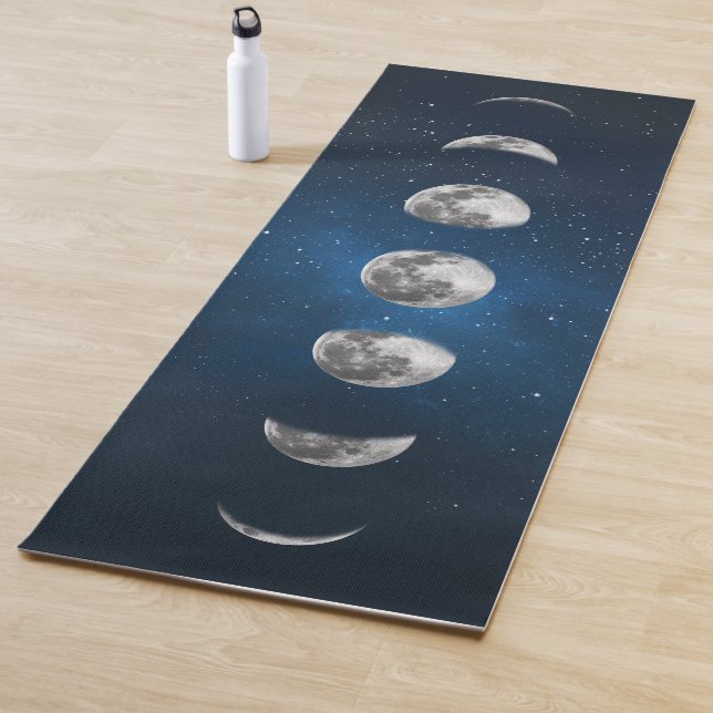 Moon Phases Galaxy Stars Yogamatte (Beispiel)