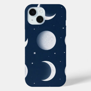 Moon Phases Grid Celestial Muster Design Case-Mate iPhone Hülle