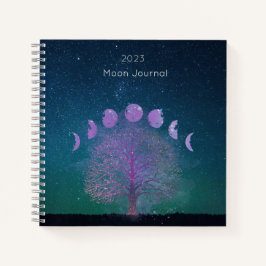 Moon Phases Journal und Sketchbook Notizbuch