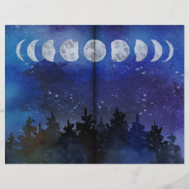 Moon Phases Scrapbook & Journal Pages