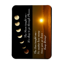 Moon Phases Sun erhöhen Inspiration Zitat
