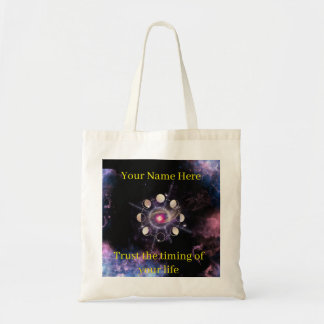 Moon Phases Tote Bag – Sacred Geometry & Personal