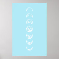 Moon Phones Wall Art