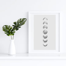 Moon Phones Wall Art