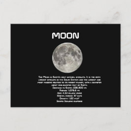 Moon Postkarte