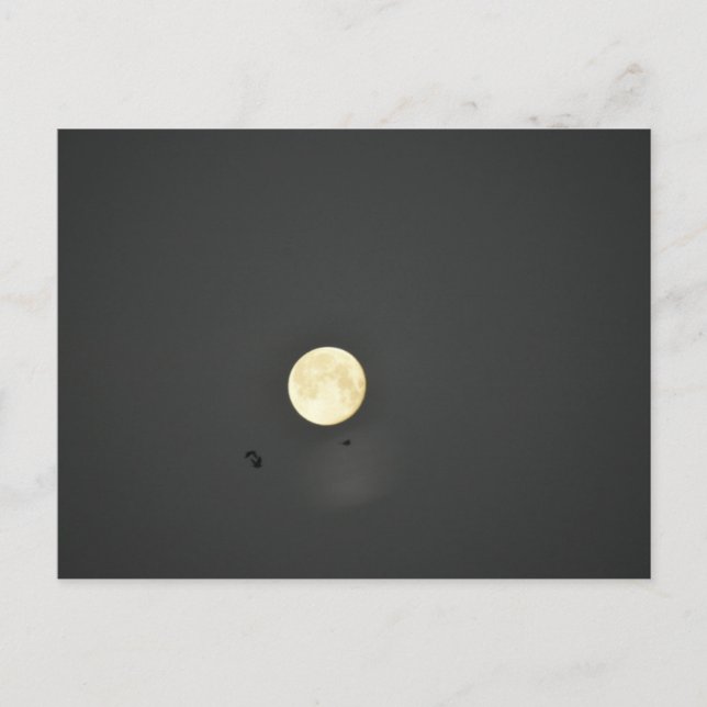 Moon Postkarte (Vorderseite)