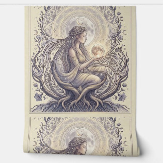 Moon Priestess Goddess Tapete