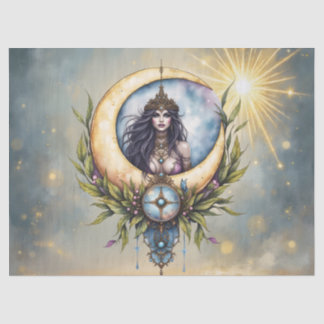 Moon Priestess – Keeper of the Celestial Balance.  Seidenpapier