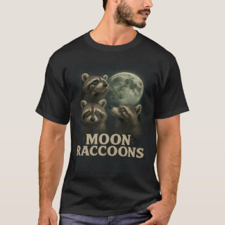 Moon Raccoons - Mystical Forest Creations Under th T-Shirt