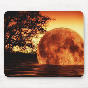 Moon River Falling Mousepad