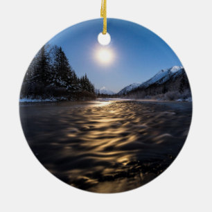 Moon River Keramik Ornament