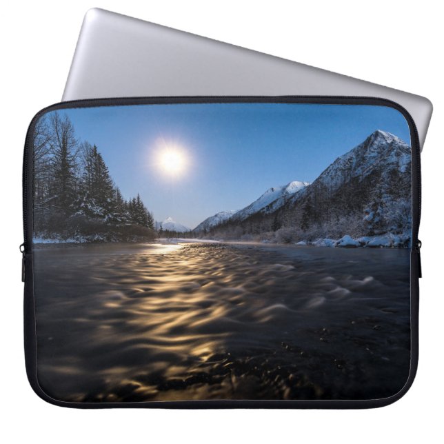 Moon River Laptopschutzhülle (Vorderseite)
