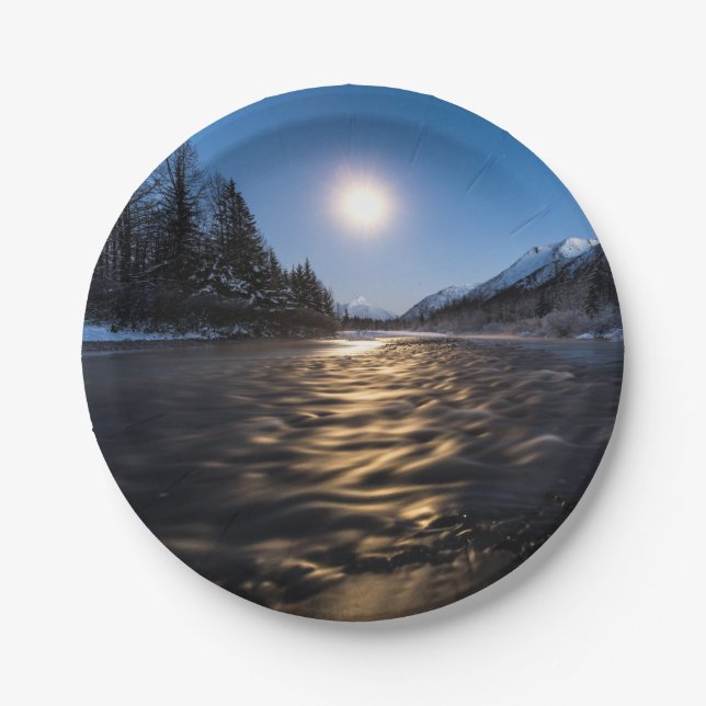 Moon River Pappteller (Vorderseite)