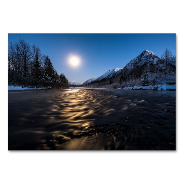 Moon River Tischnummer (Vorderseite)