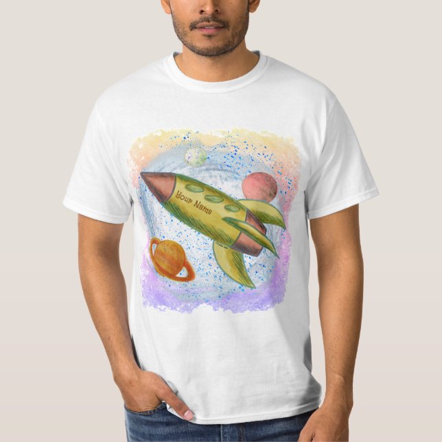 Moon Rocket T-Shirt (Vorderseite)