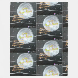 Moon Rose Shirt Fleecedecke