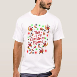 moon sant and birds sant This Is My Christmas  T-Shirt