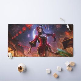 Moon Scorn Gaming Desk Mat | Lunar Queen Mousepad Schreibtischunterlage