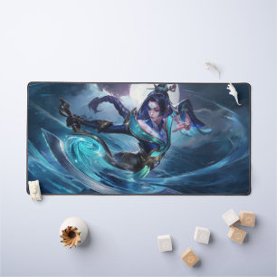 Moon Scorn Gaming Desk Mat Lunar Queen Mousepad Schreibtischunterlage