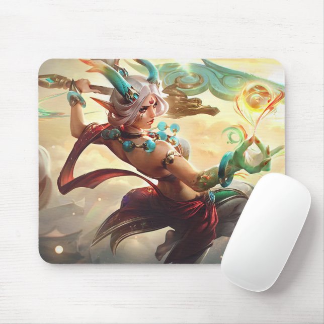 Moon Scorn Gaming Mousepad | Thema des Nachtkriege (Mit Mouse)