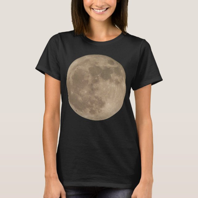 Moon Shirt Vollmond T - Shirt Lady's Moon Shirt (Vorderseite)