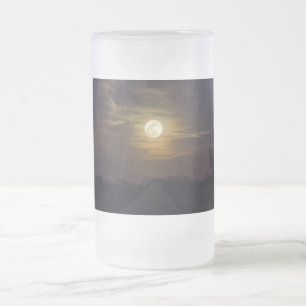 Moon Silhouette Mattierte Tasse