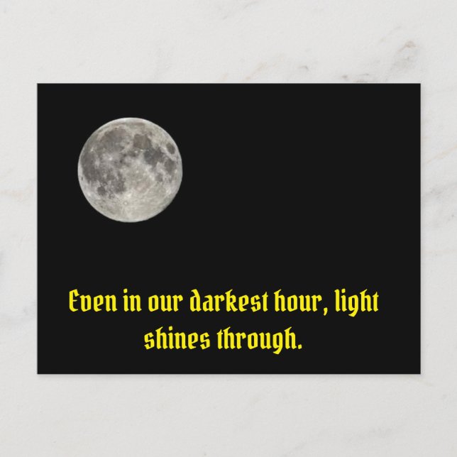 Moon South Carolina Postcard Postkarte (Vorderseite)