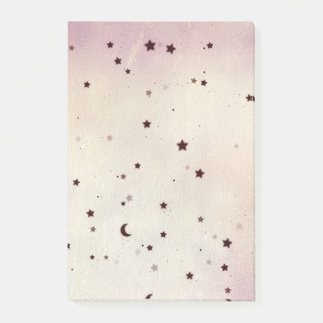 Moon Sprinkles Post-it Klebezettel (Vorderseite)
