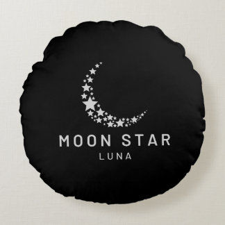 Moon Star Luna Rundes Kissen