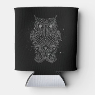 Moon Stars Mandala Owl Galaxy Night Animal Bird Dosenkühler