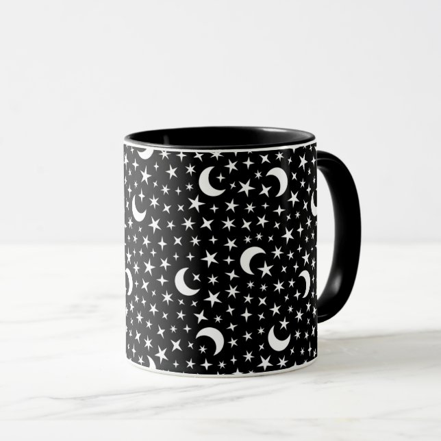 Moon & Stars Tasse (VorderseiteRechts)