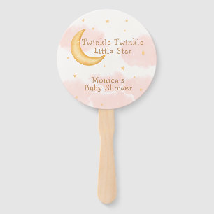 Moon Stars Twinkle Twinkle Girl Babydusche Fächer