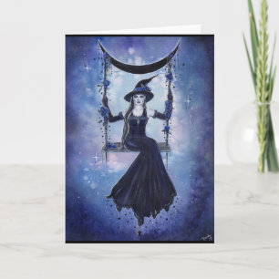 Moon Swing Hexenkarte von Renee Lavoie Karte