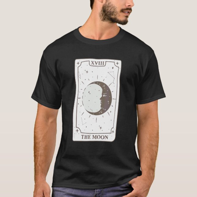 Moon Tarot Card Diese Tarot-Karte des wahren Monde T-Shirt (Vorderseite)