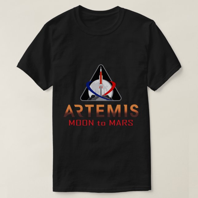 Moon to Mars Mission Artemis 1 NASA T-Shirt (Design vorne)