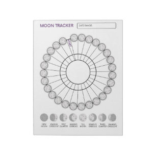 Moon Tracker Notizblock