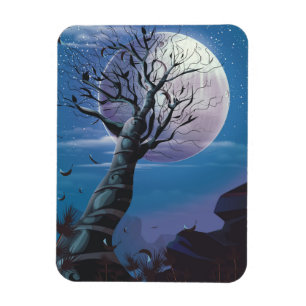 Moon Tree Magnet