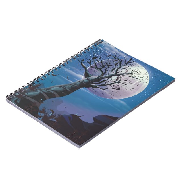 Moon Tree Notizblock (Linke Seite)
