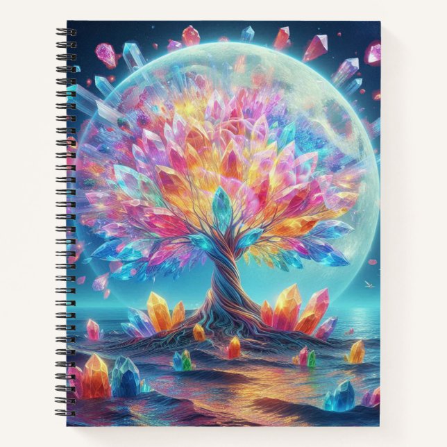 Moon Tree Notizbuch (Vorderseite)