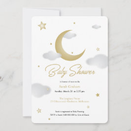 Moon und Stars Baby Dusche einladen Einladung