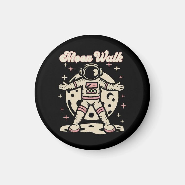 Moon Walk Astronout Magnet (Vorne)