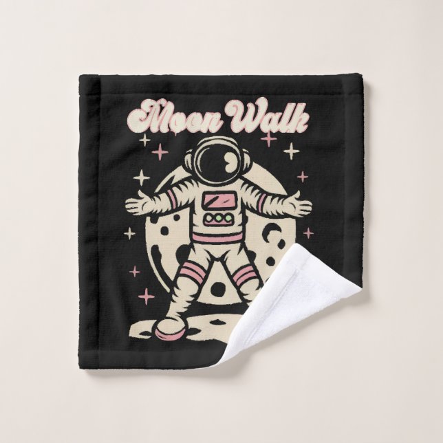 Moon Walk Astronout Waschlappen (Waschlappen)