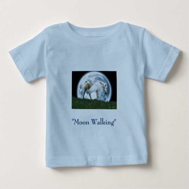 "MOON WALKING" BABY T-SHIRT (Vorderseite)