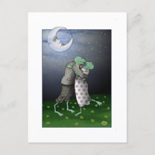 Moon Waltz - Anniversaire Carte de grenouilles