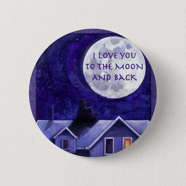 Moon Watch Button (Vorderseite)