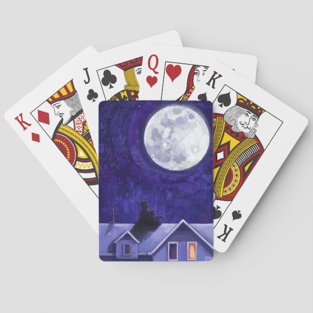 Moon Watch Spielkarten (Rückseite)