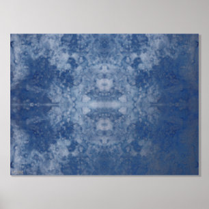 Moon Water II Silver Foil Print Foliendrucke