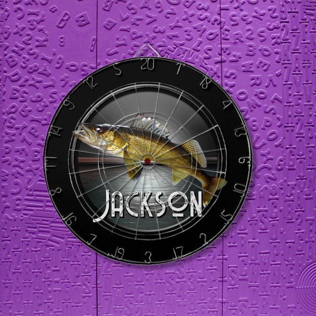 Moon Water & Walleye Pike Dartscheibe (Von Creator hochgeladen)