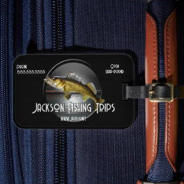 Moon Water & Walleye Pike Gepäckanhänger